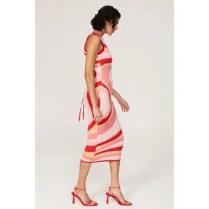 Louna Swirl Backless knit Dress